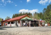 Vytápěná pergola u grilu