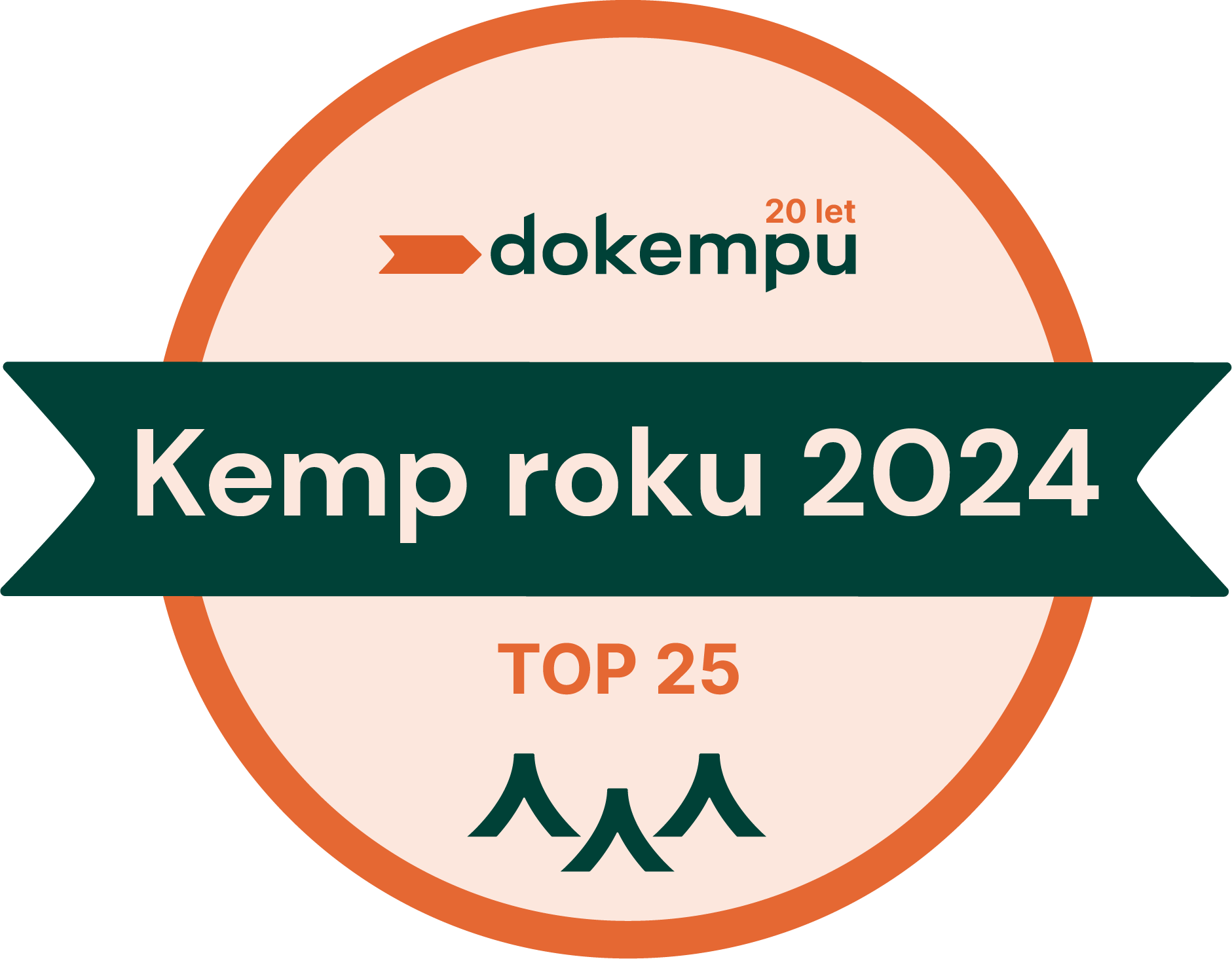 TOP 25 kempů v ČR a SR v roce 2024