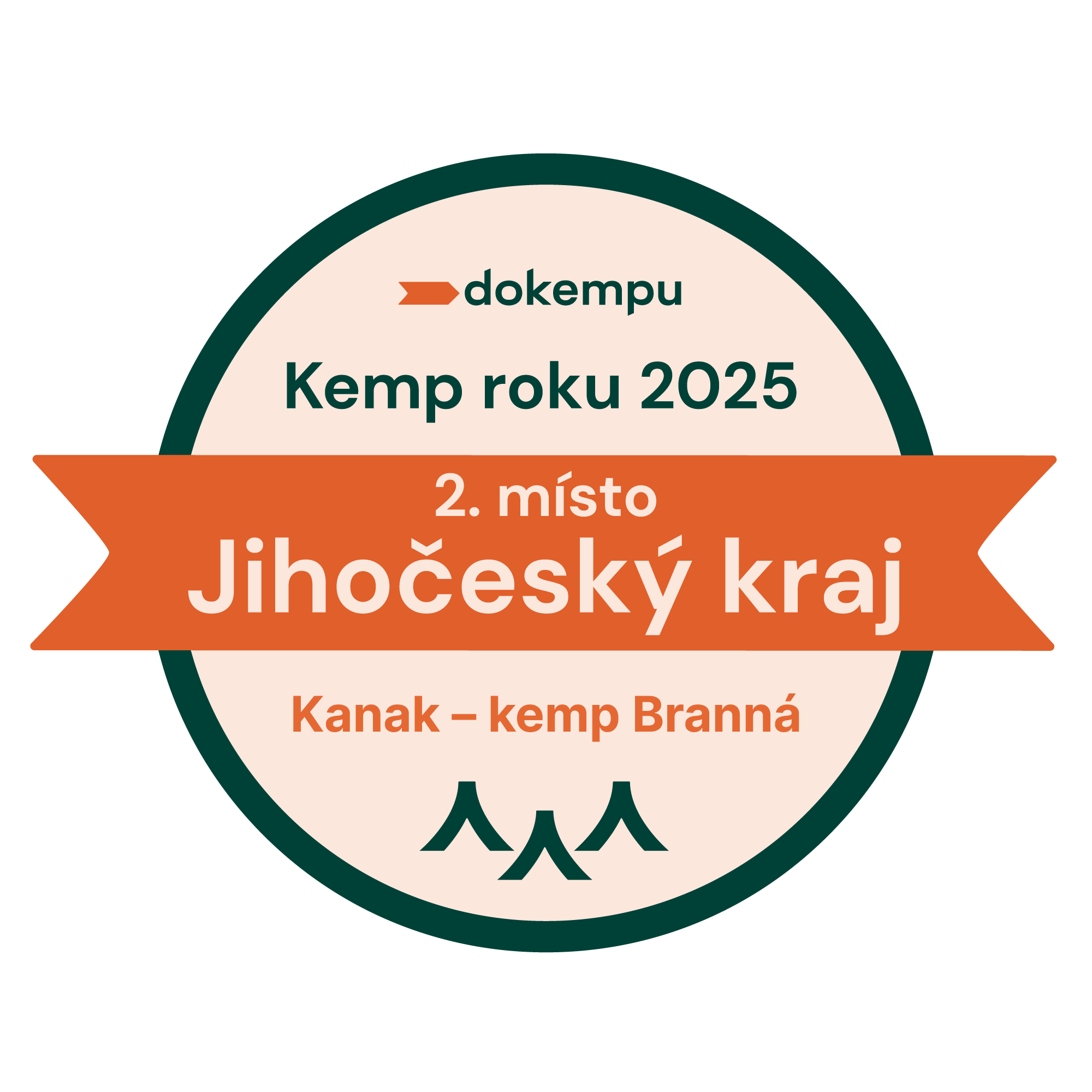 2. nejlepší kemp v Jihočeském kraji 2025